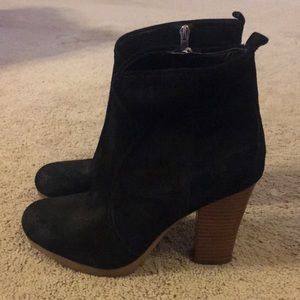 Black Suede Booties
